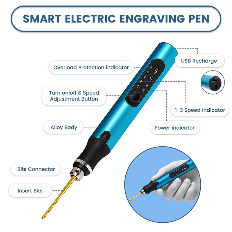AB13-Electric Speed Mini Drill - Jewelry Making Dc recension och pris
