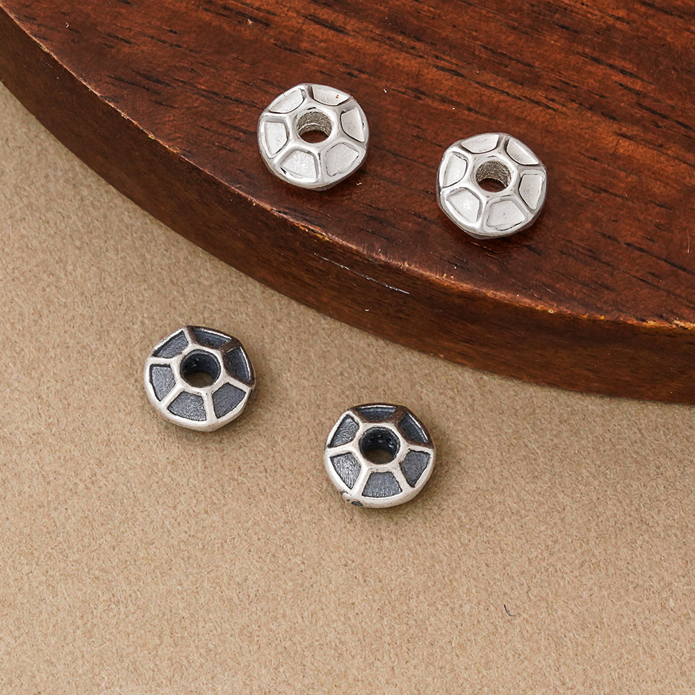 925 Silver Beads Hexagon Groov - Jewelry Making In La recension och pris