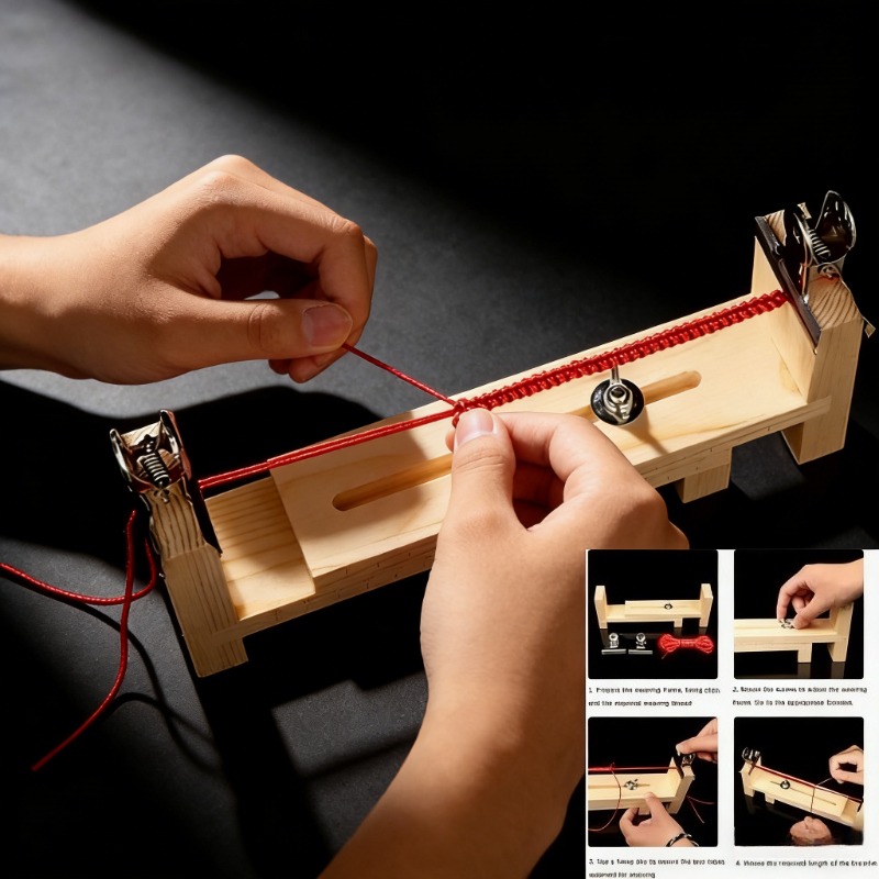 Solid Wood Bracelet Weaving Fi - Jewelry Making Machines recension och pris