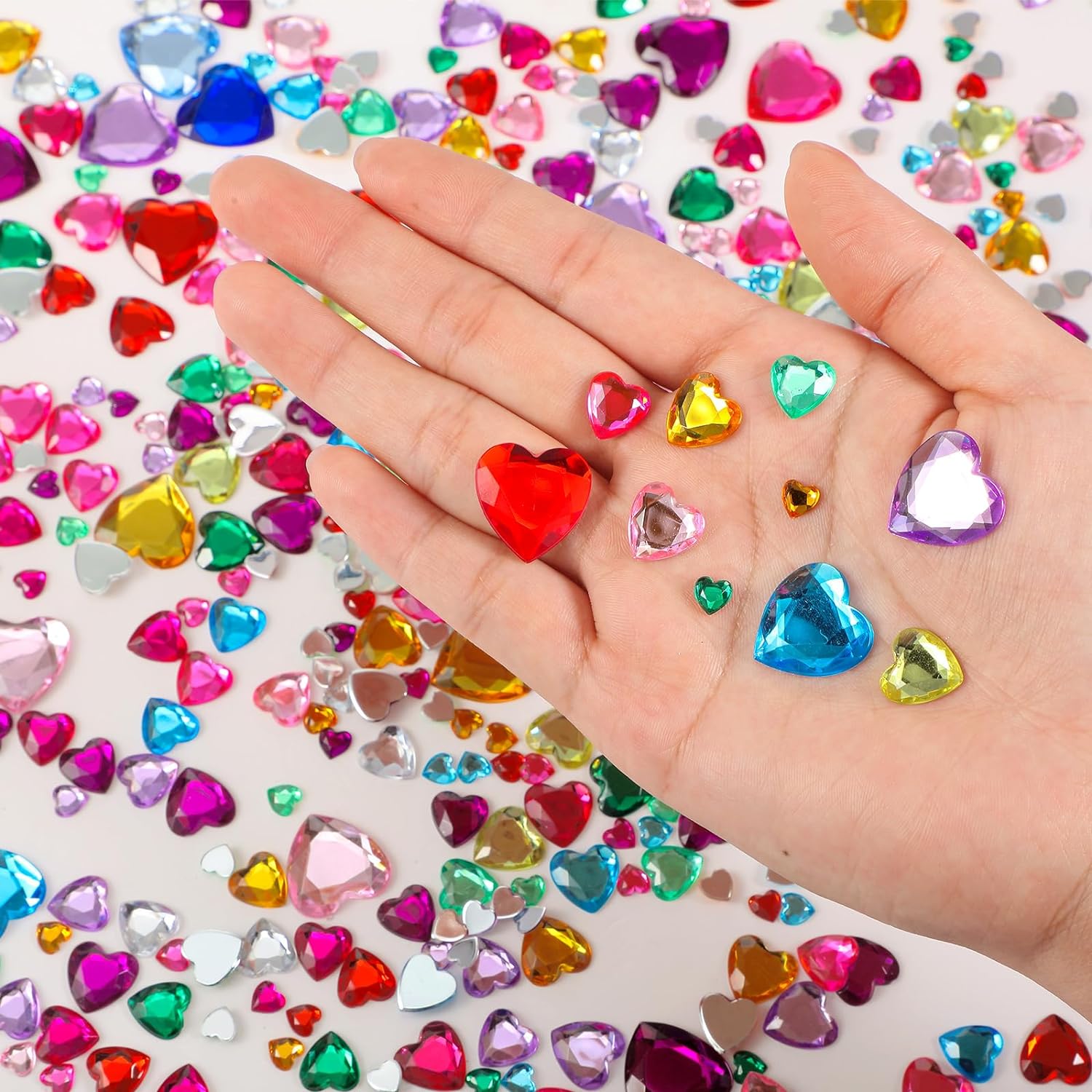 510 Pieces Nail Art Acrylic Fl - Jewelry Making Drill recension och pris