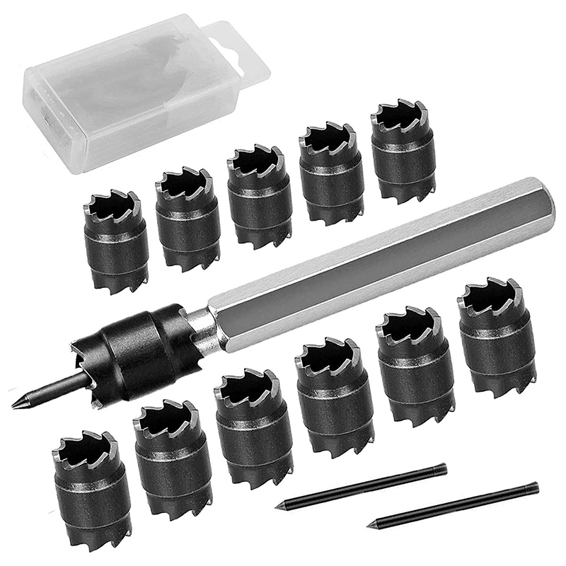 14-Piece Double-Sided 3/8Inch  - Jewelry Making Drill recension och pris