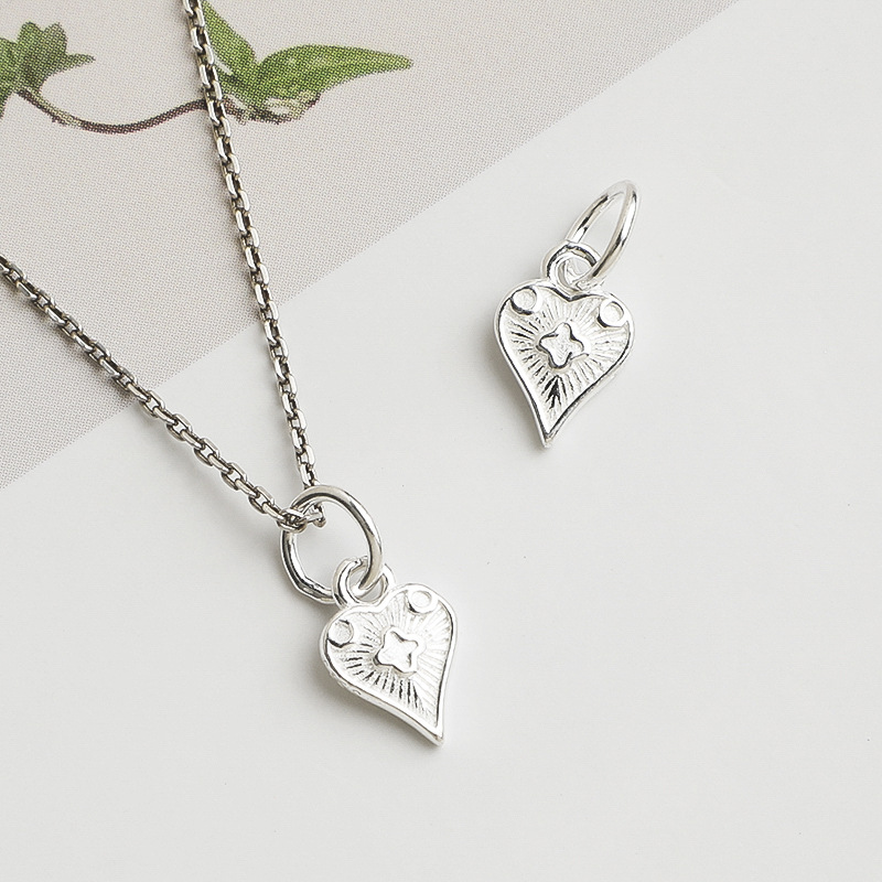 925 Silver Pendant Heart Charm - Jewelry Making In La recension och pris