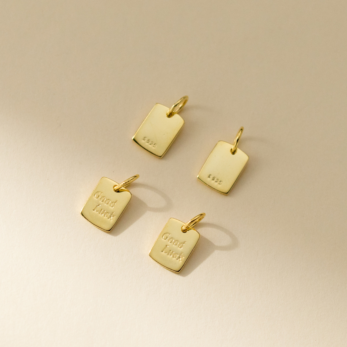 925 Silver Charms Good Luck Re - Jewelry Making In La recension och pris
