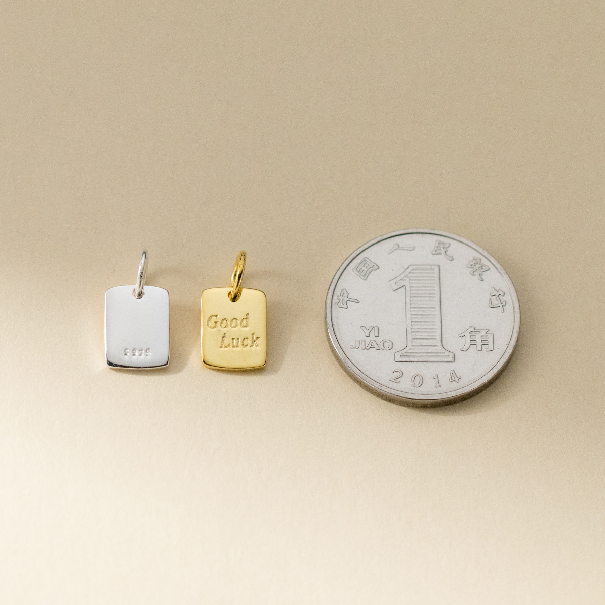 925 Silver Charms Good Luck Re - Jewelry Making In La recension och pris