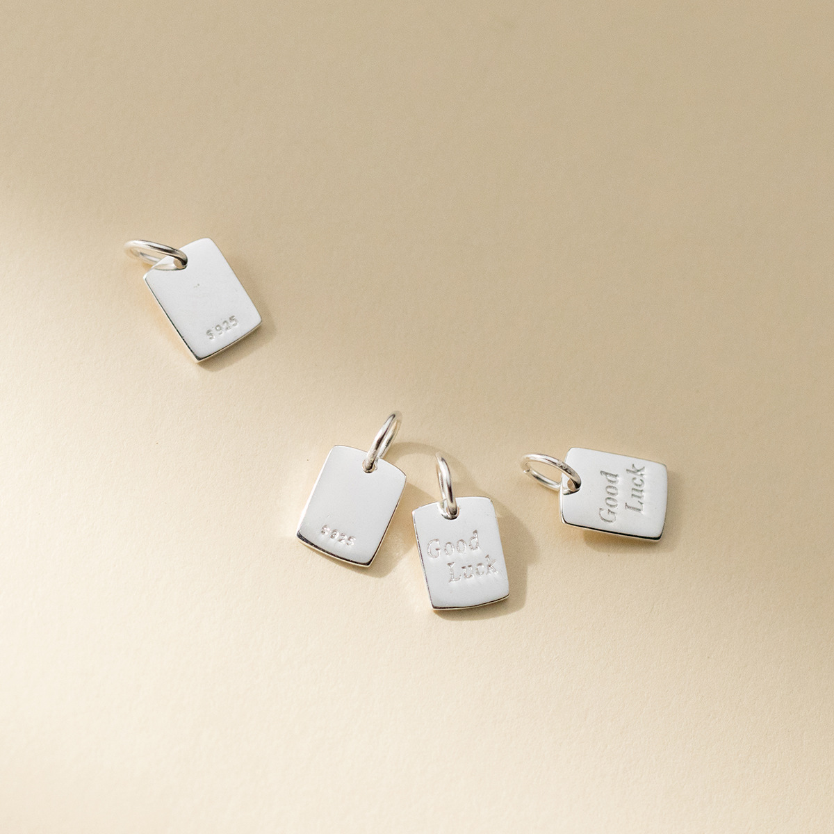925 Silver Charms Good Luck Re - Jewelry Making In La recension och pris