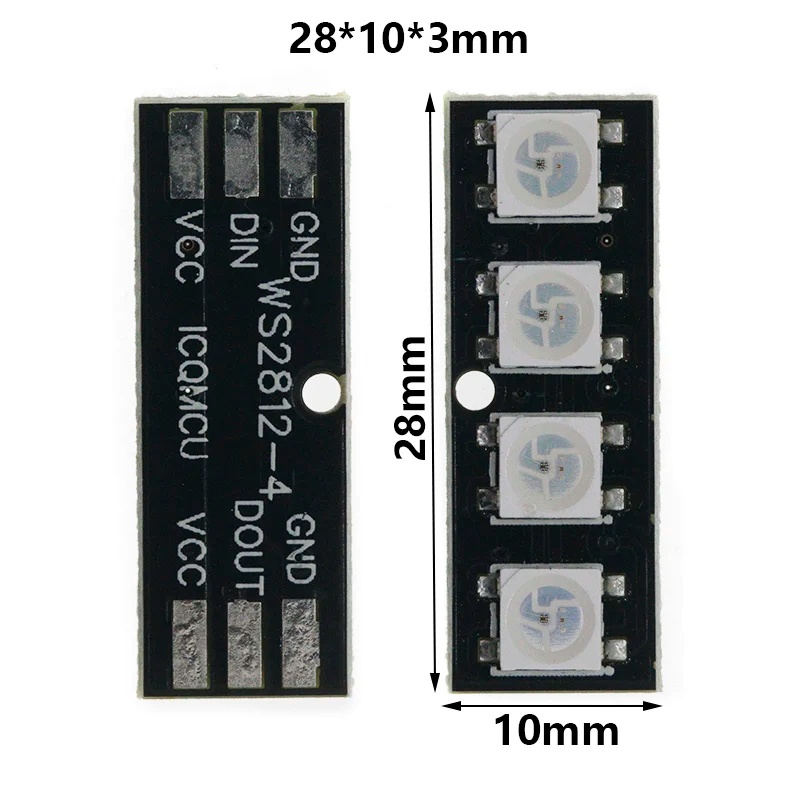 4-bit WS2812 LED Bead Module B - Jewelry Making Board recension och pris