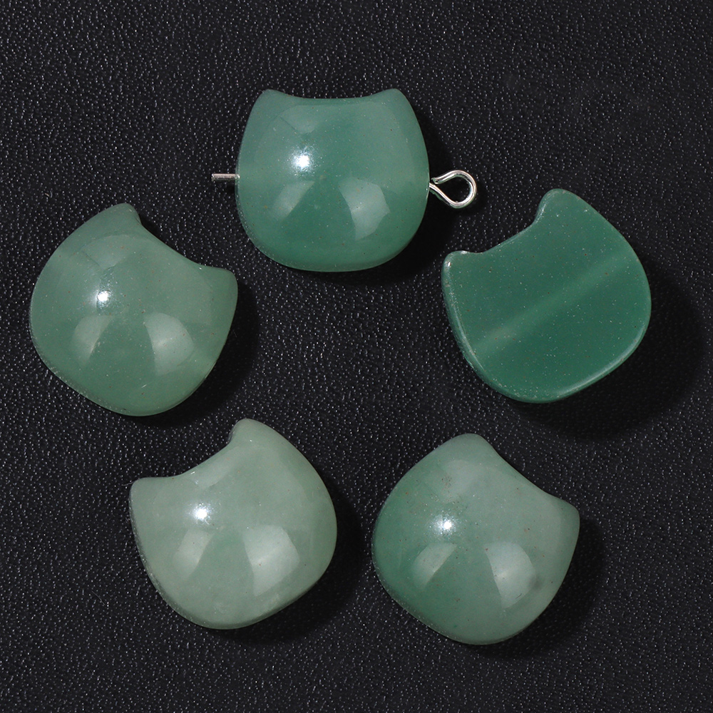 14x16mm Natural Stone Cat Shap - Jewelry Making Gemstones recension och pris