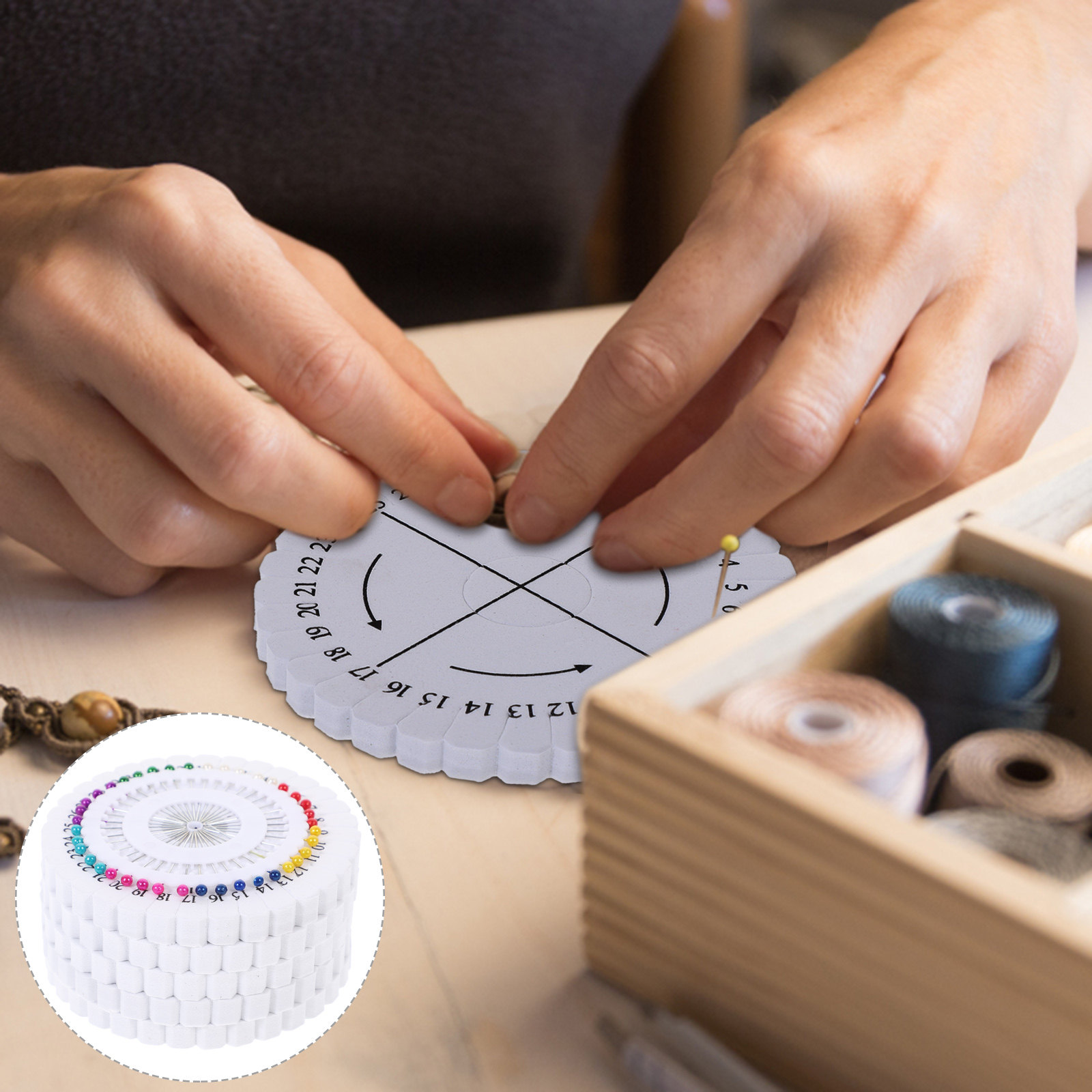 1Set Kumihimo Knitting Disk Ro - Jewelry Making Board recension och pris